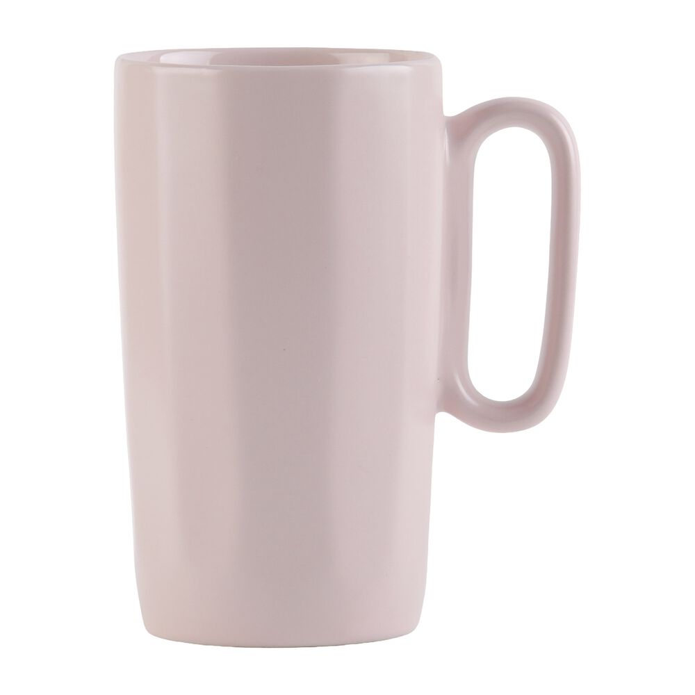VIALLI DESIGN Kubki ceramiczne z uchem Vialli Design Fuori, 330 ml, 2 sztuki, różowe