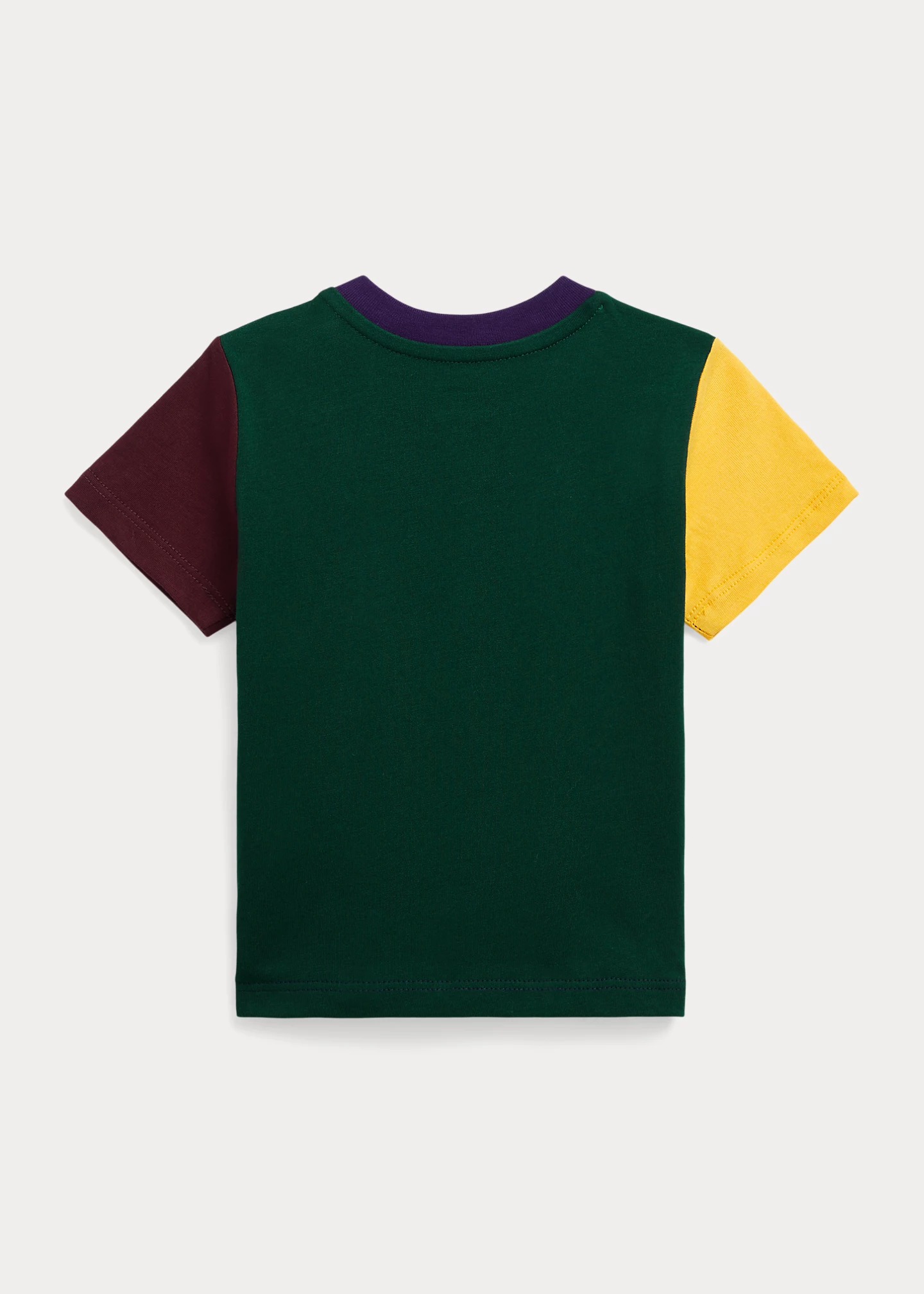 Polo Bear Color-Blocked Cotton Tee