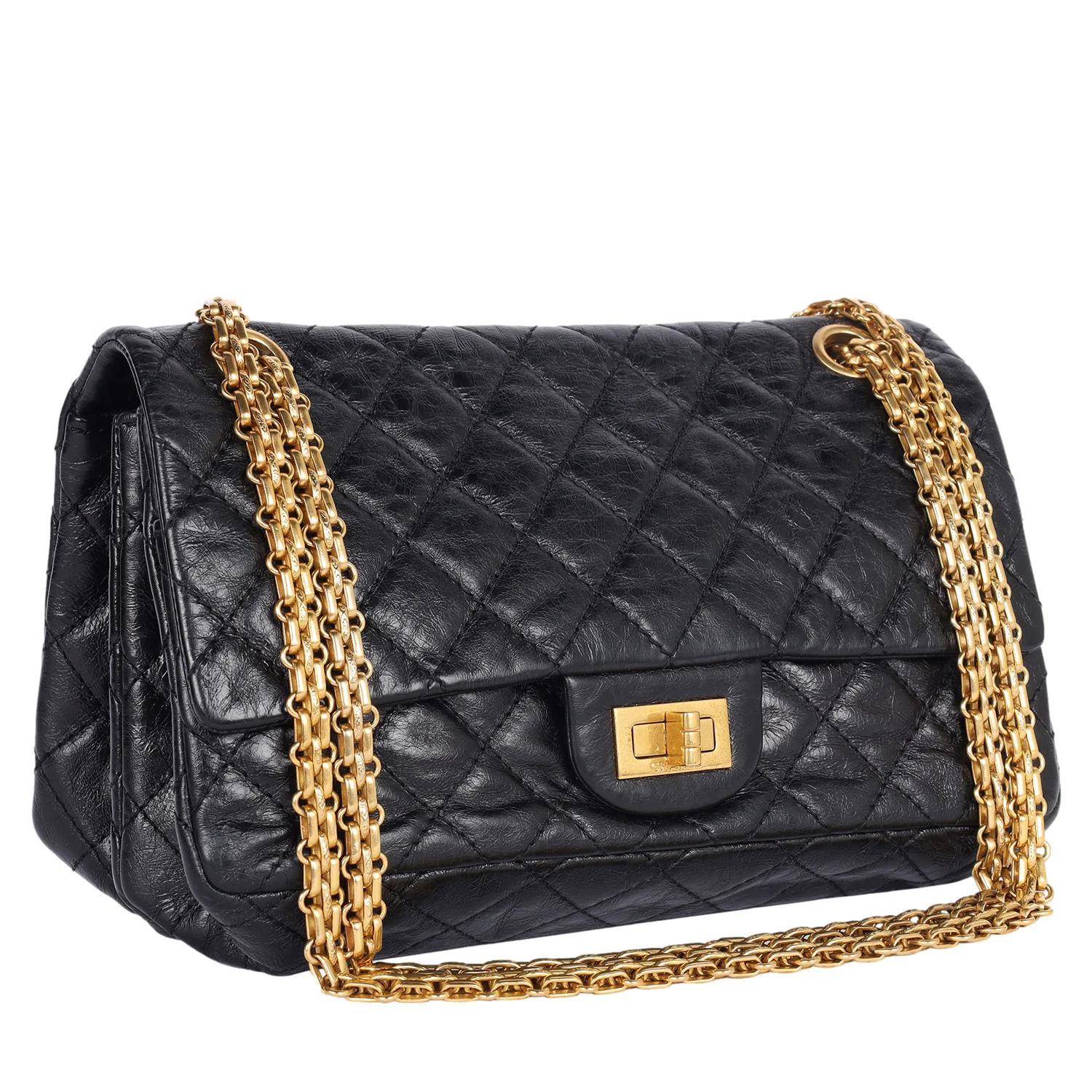 Reissue 2.55 Flap Bag Quilted Aged Calfskin 226