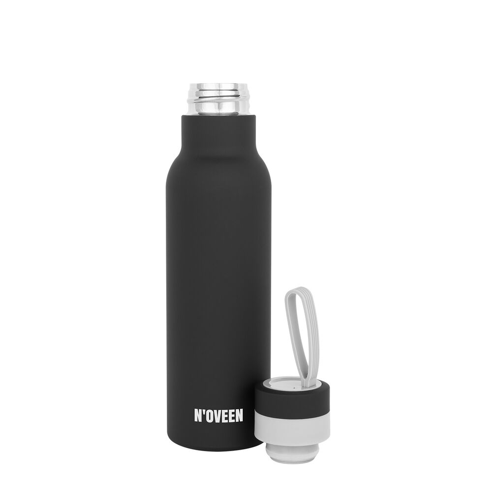 NOVEEN Butelka Termiczna Noveen TB150 Black Satin, 500 ml, czarna