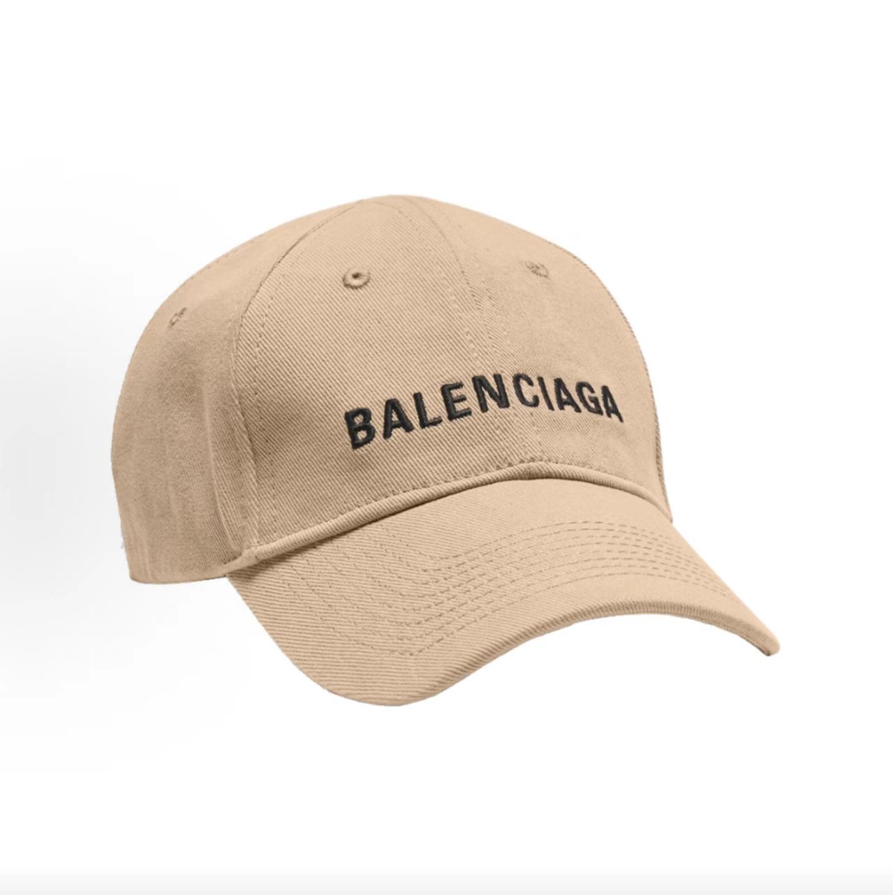 Balenciaga Embroidered Logo Cotton Baseball Cap