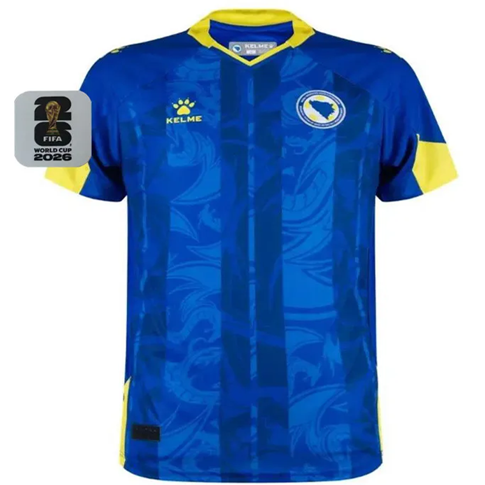 2026/27 Bosnia-Herzegovina Home Blue Fans Soccer Jersey