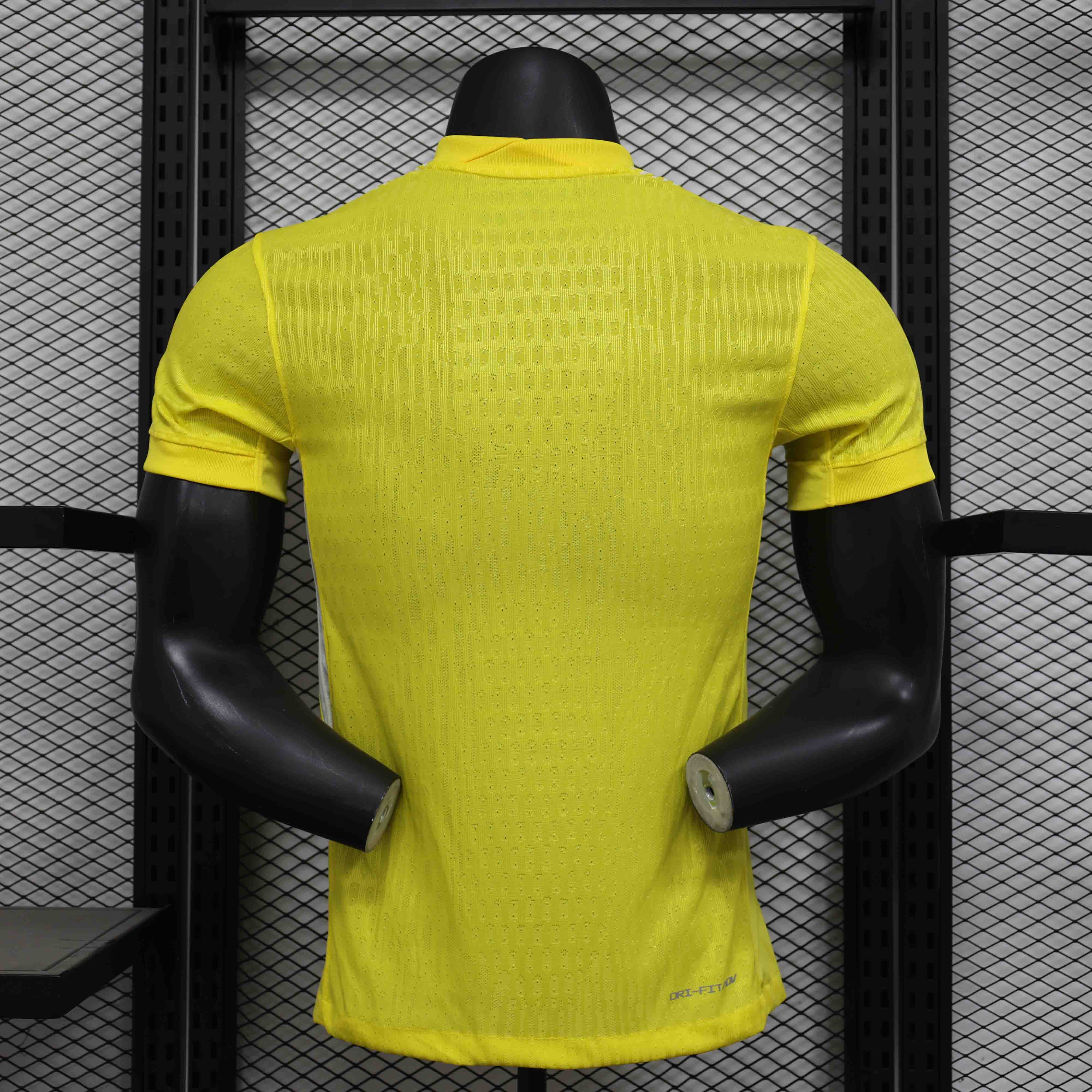 France Authentic Soccer Jersey Yellow Special Edition Shirt 2025