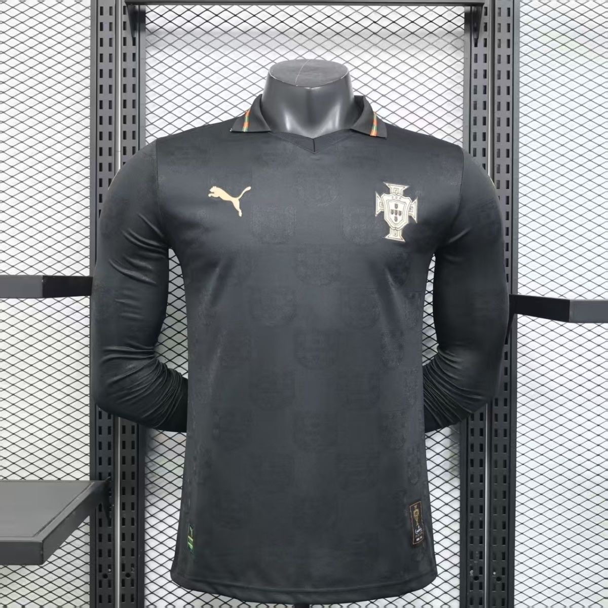 Portugal Authentic Soccer Jersey Away Long Sleeve Shirt World Cup 2026