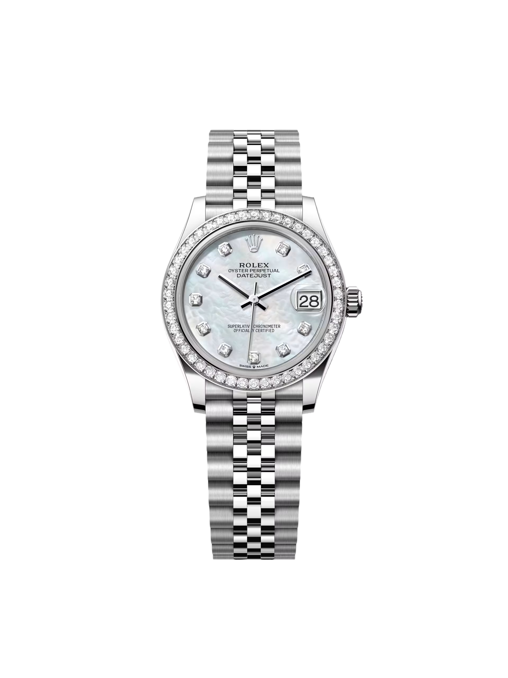 [2026 Mirror Grade]RLX Datejust m278384RBR-0007/0008 Mother-of-Pearl 31mm Dial Oyster Watch