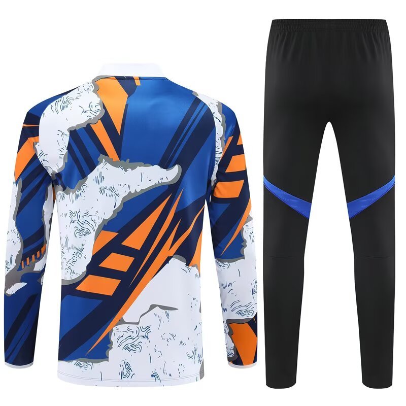 Kids Real Madrid Training Kit (Sweatshirt+Pants) Colorful 2025/26