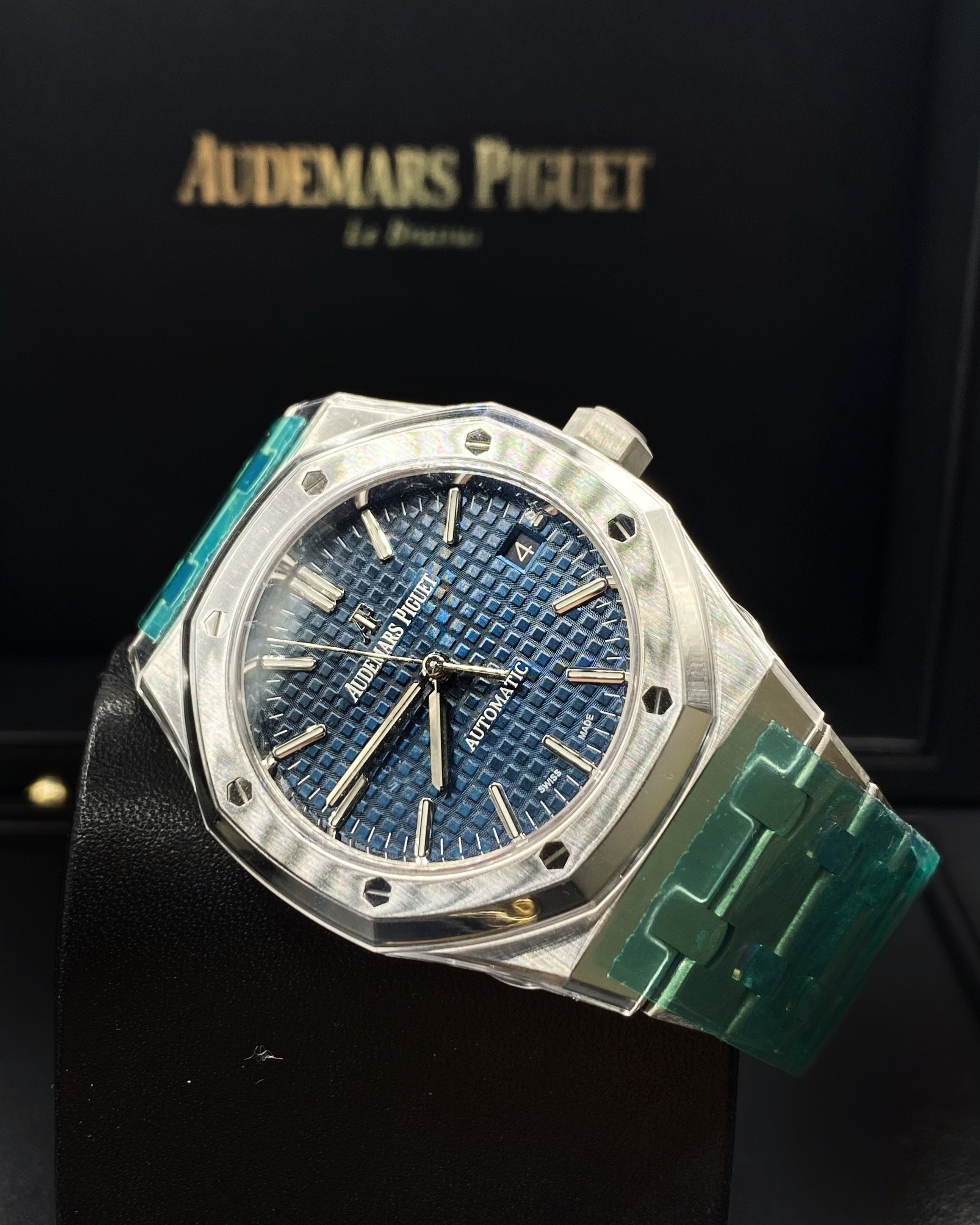 [2026 Mirror Grade]Audemars Piguet Royal Oak Selfwinding Blue dial, 37mm, Stainless steel, 15450ST.OO.1256ST.03