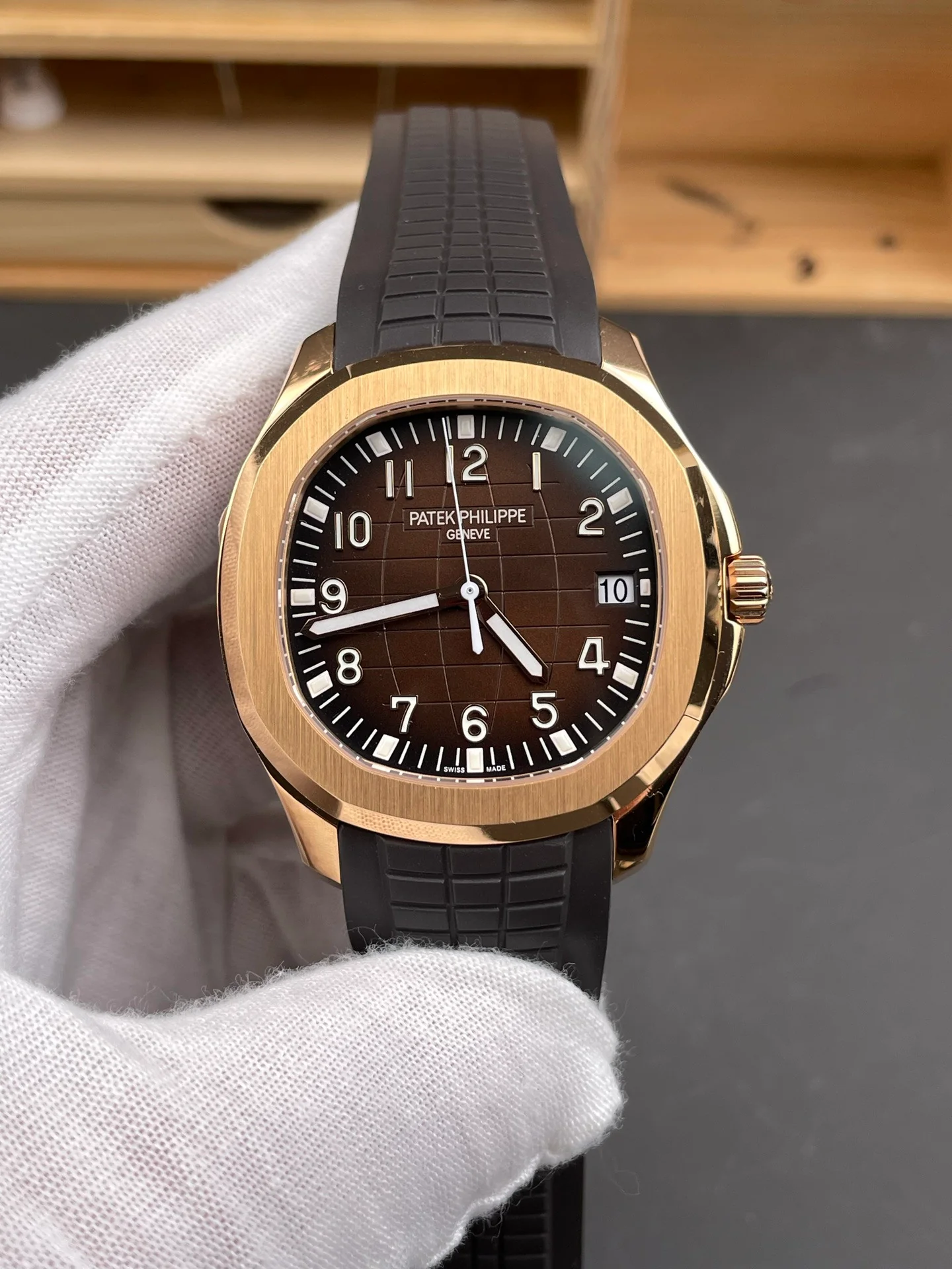 Patek Aquanaut 5167 Rose Gold Coffee Brown Dial V4 Version