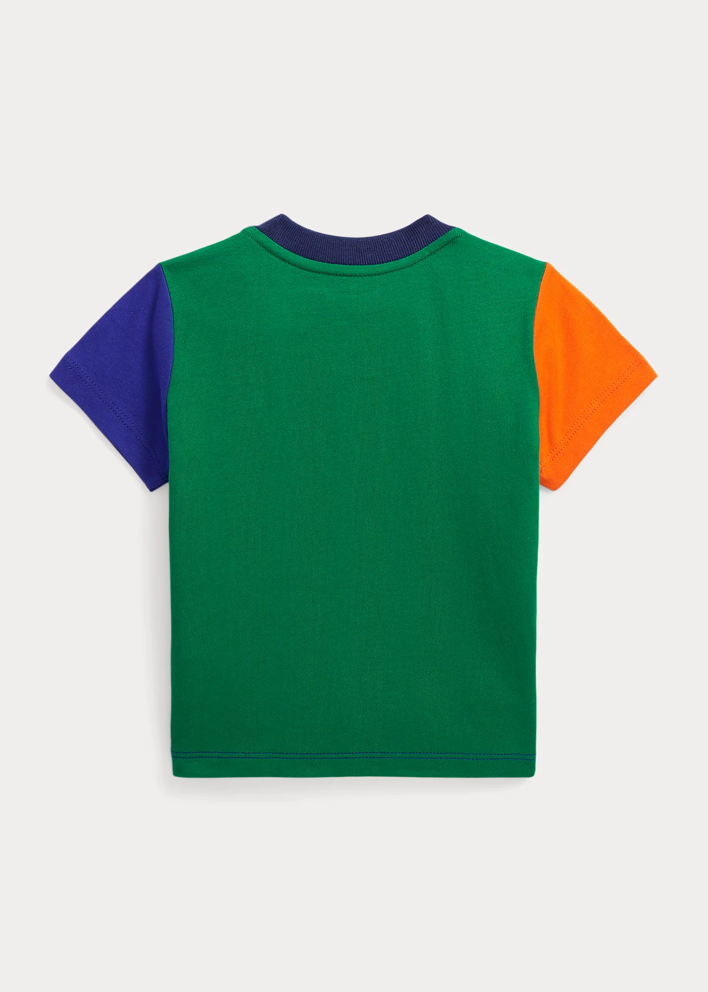 Color-Blocked Cotton Jersey Tee