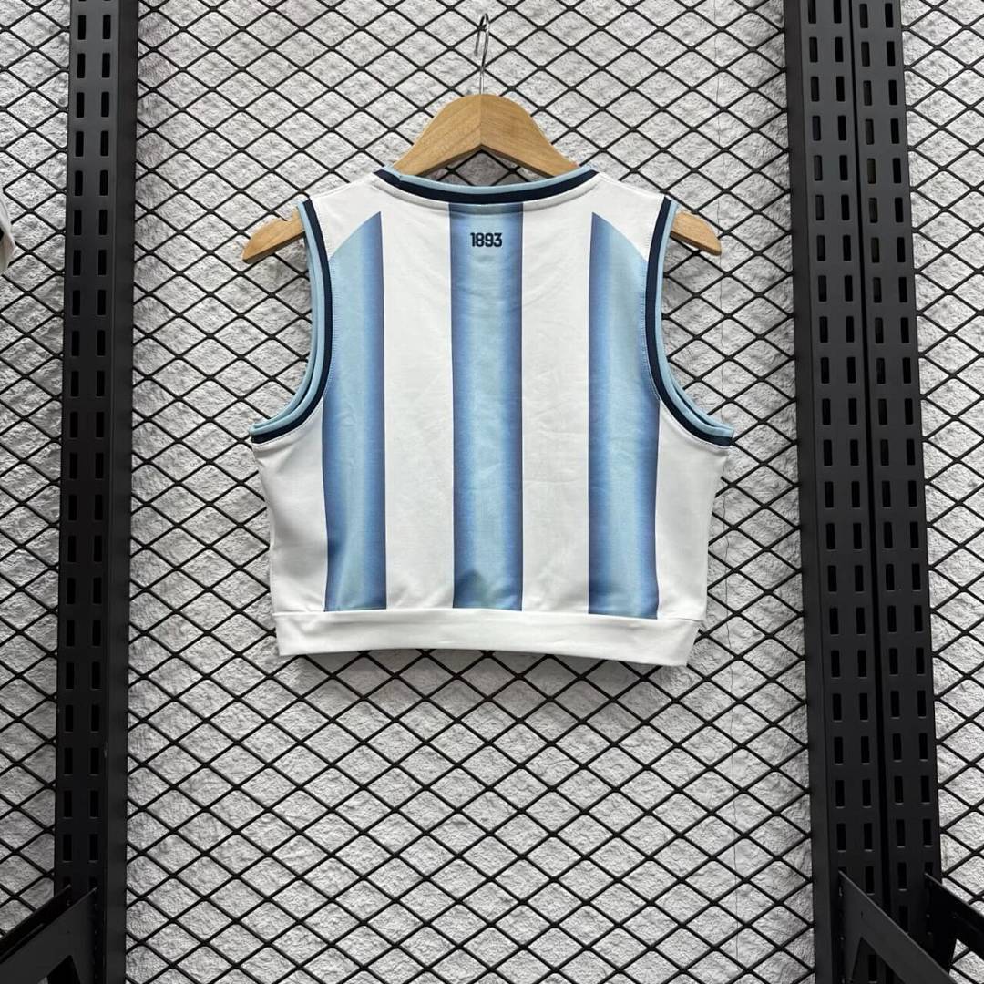 World Cup 2026 Argentina Women's Jersey Home Women's Vest