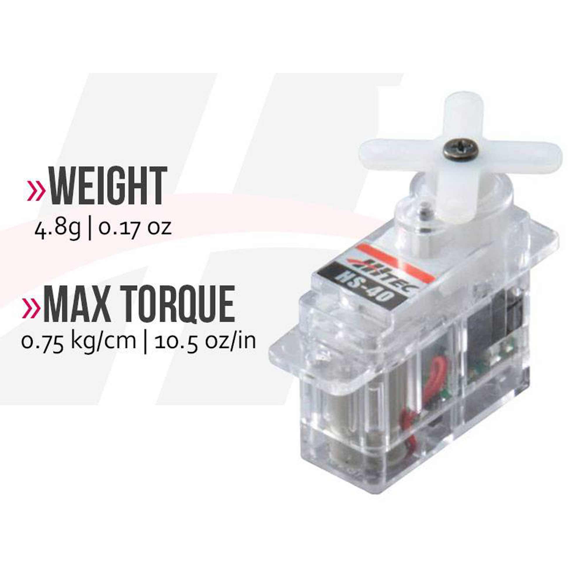 HS-40 Nano Analog Aircraft Servo