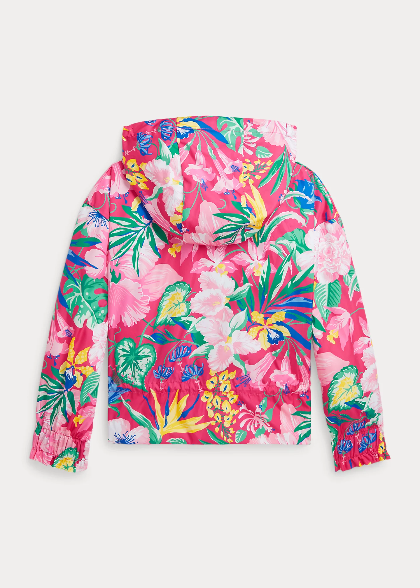 Floral Water-Resistant Peplum Jacket