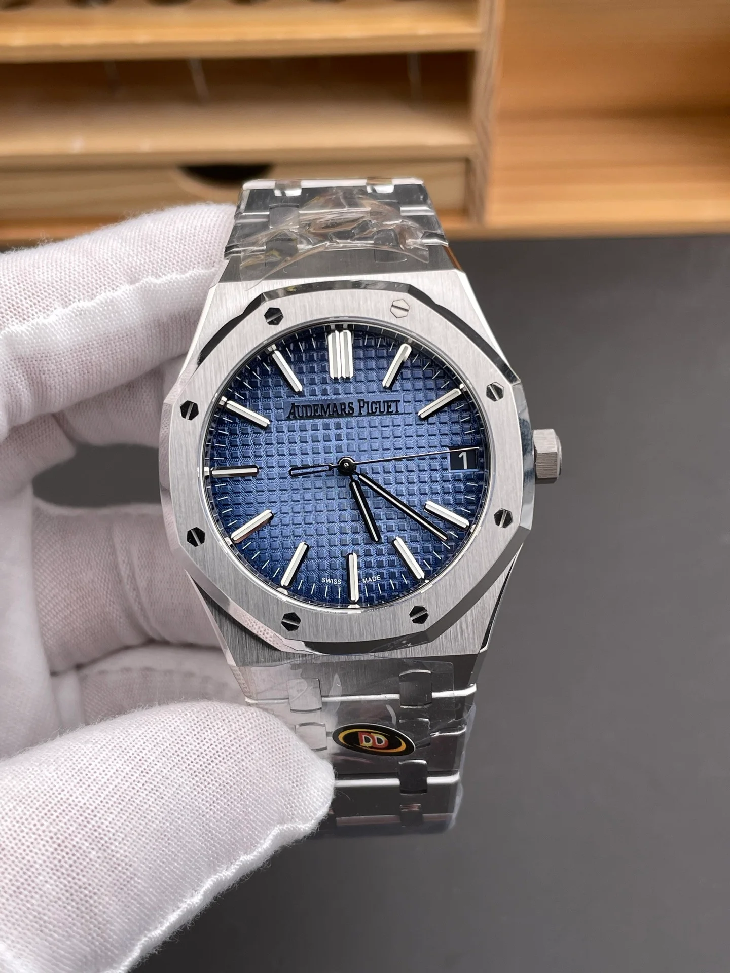 Royal Oak 15510 Ice Blue Dial