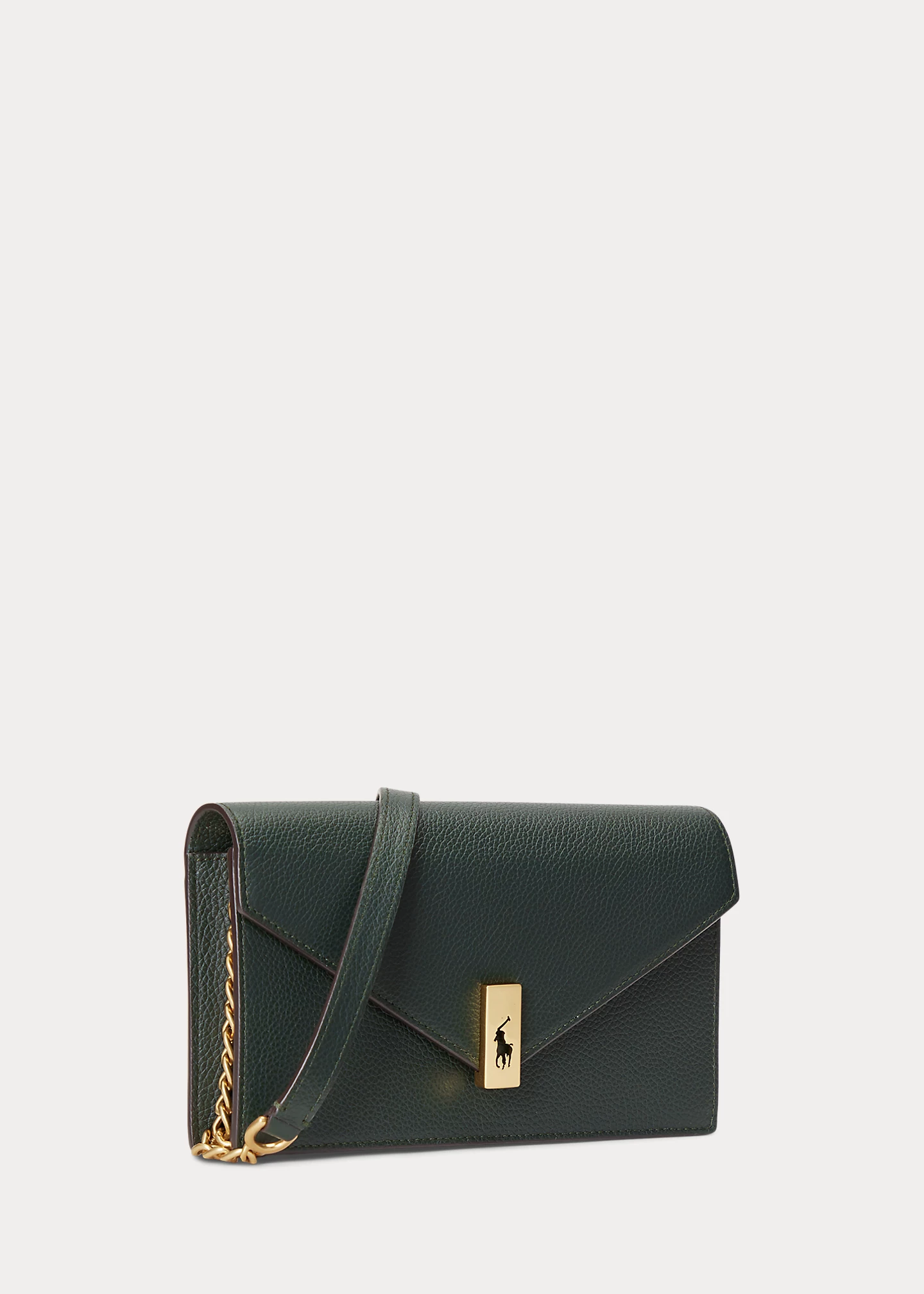 Polo ID Leather Chain Wallet & Bag