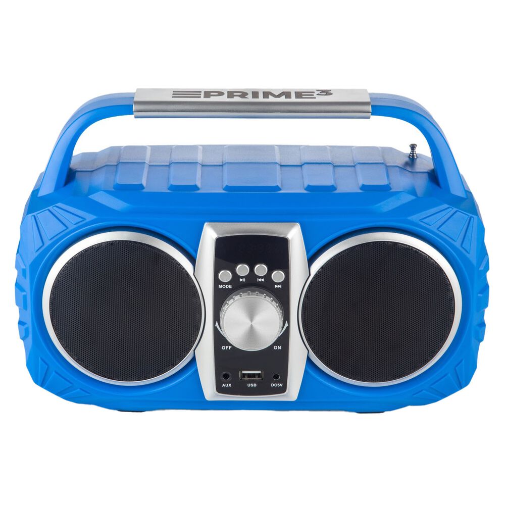 PRIME3 Radio przenośne z Bluetooth Prime3 APR71BL “Neon”, niebieskie