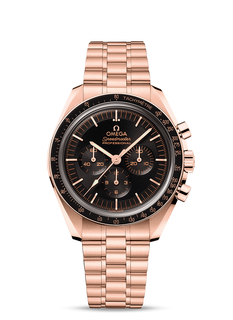 [2026 Mirror Grade]Omega Speedmaster Moonwatch Co-Axial Master Chronometer 42 MM SednaTM gold 310.30.42.50.01.001