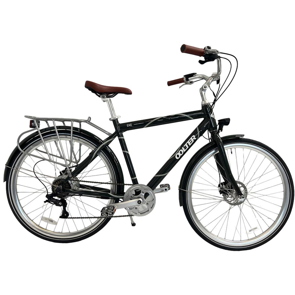 OOLTER Rower elektryczny miejski męski Oolter Eke C2+, 27,5”, ciemnoszary