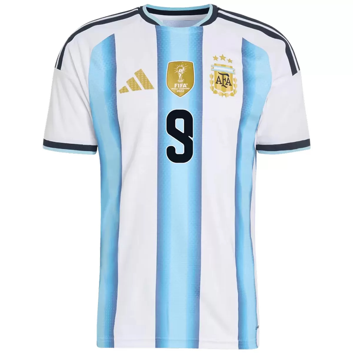 World Cup 2026 Argentina J.ÁLVAREZ #9 Home Shirt Soccer Jersey Player Version