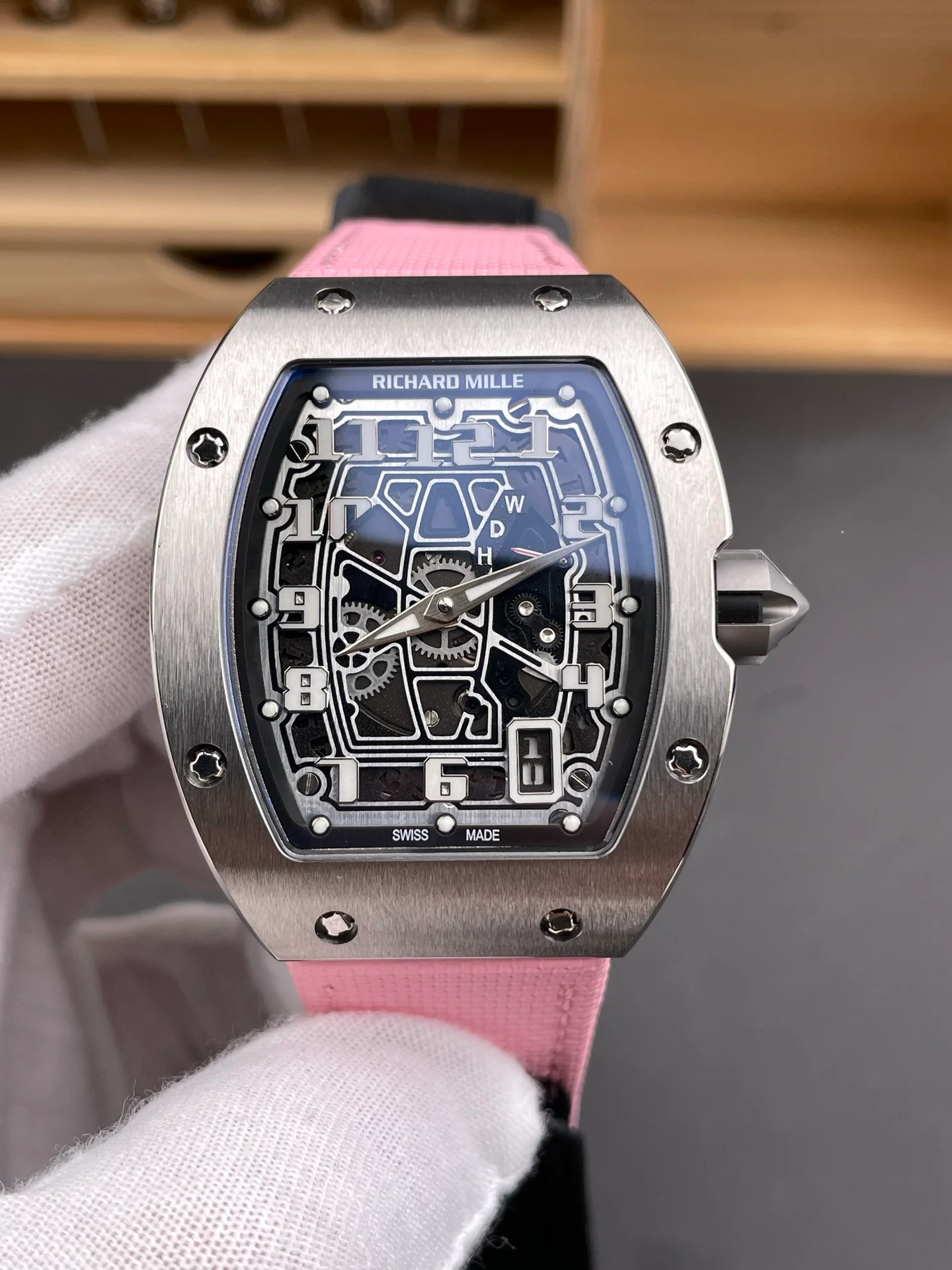 RM67-01 Titanium Case Ultra-Thin Baby Pink