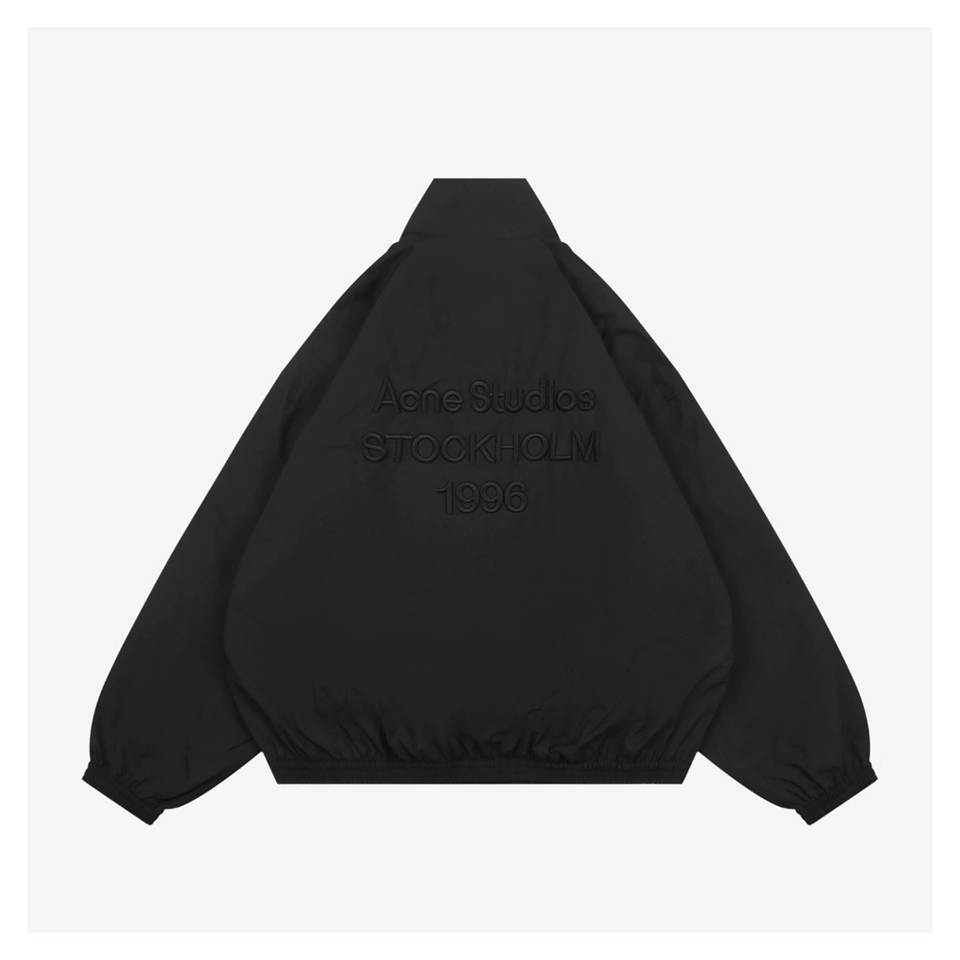Acne Studios 1996 Embroidered Back Logo Jacket Black