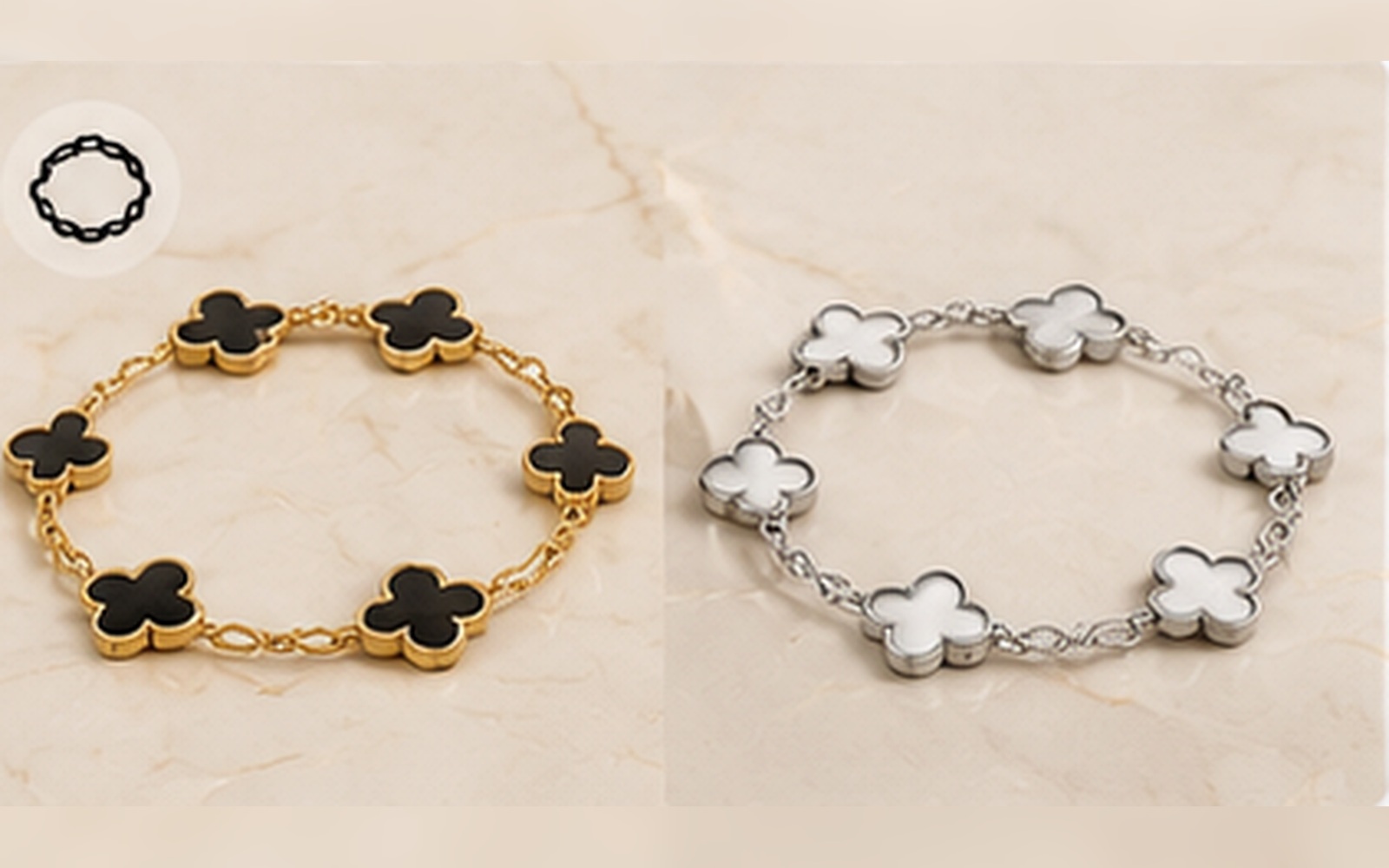 Bracelets from leading brands