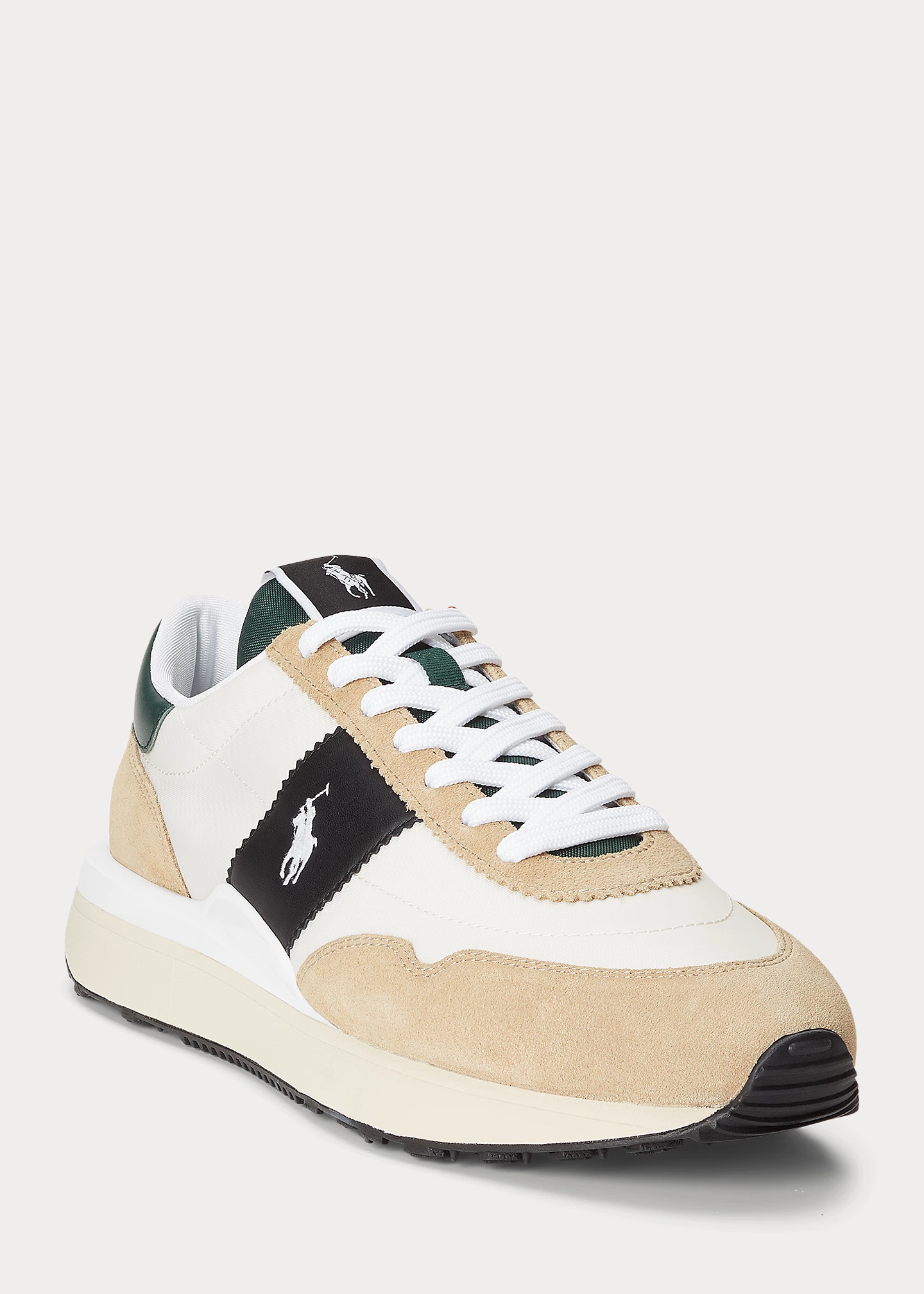 Train 89 Suede-Paneled Sneaker