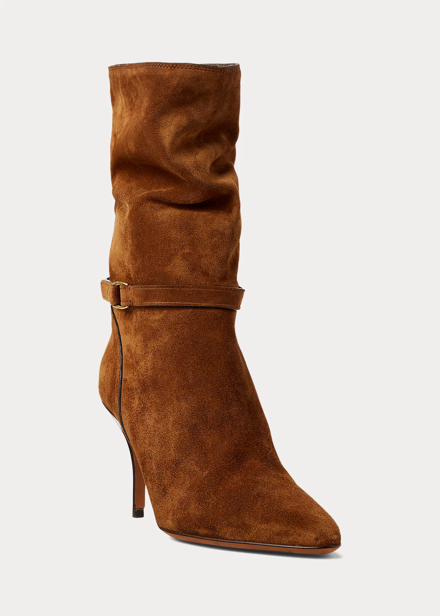 Zoe Mid Sueded Calfskin Boot