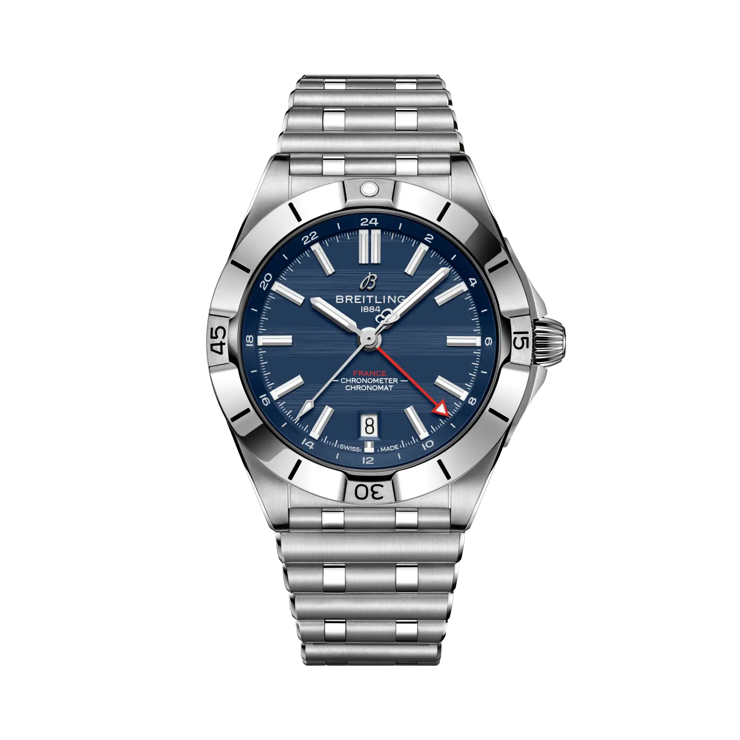 [2026 Mirror Grade]Breitling Chronomat Automatic GMT 40 Six Nations France A323989B1C1A1