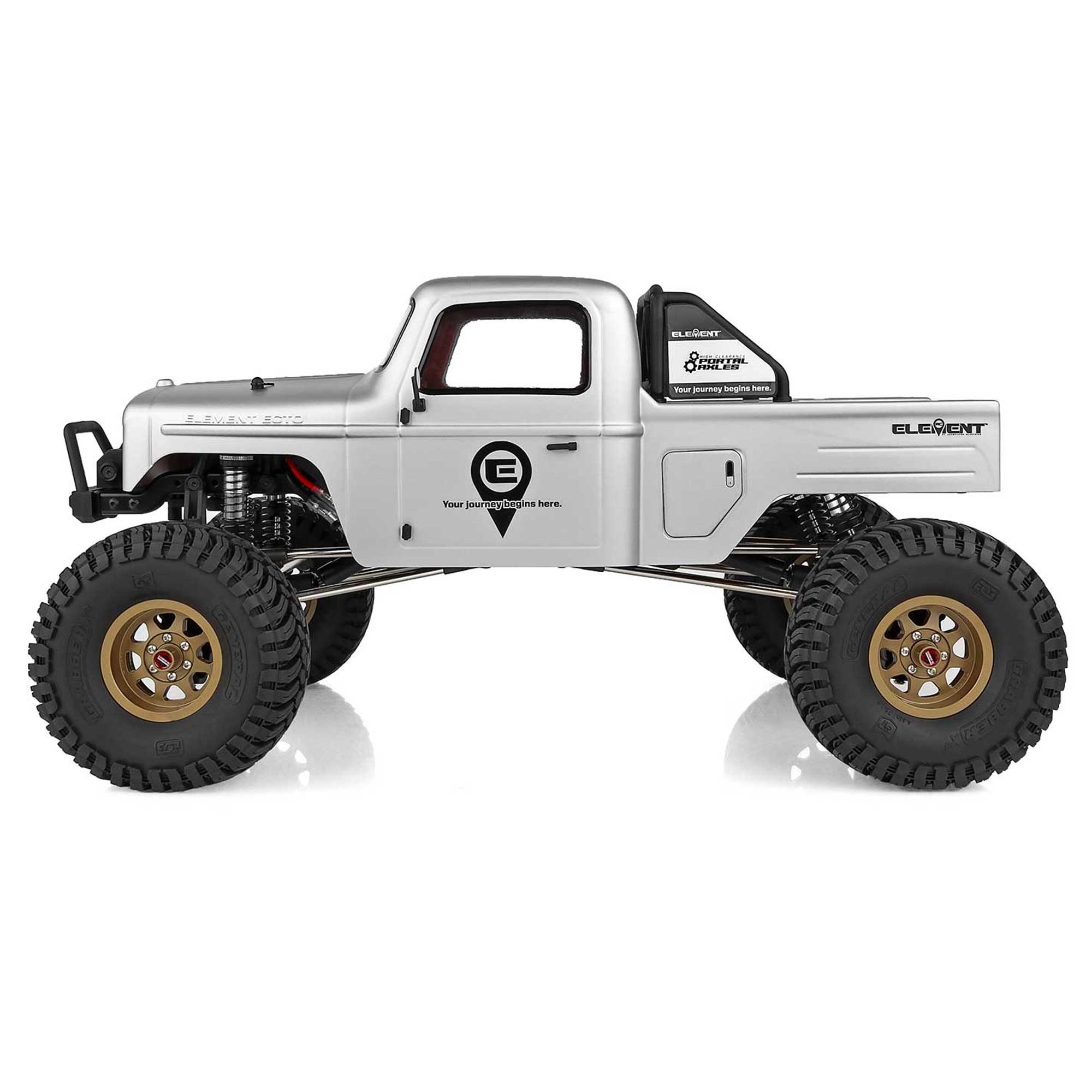 1/10 Enduro Ecto 4x4 Trail Truck RTR, Portal Axles, Gray