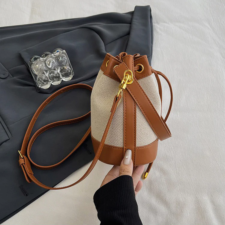 Chloe Canvas Bucket Bag