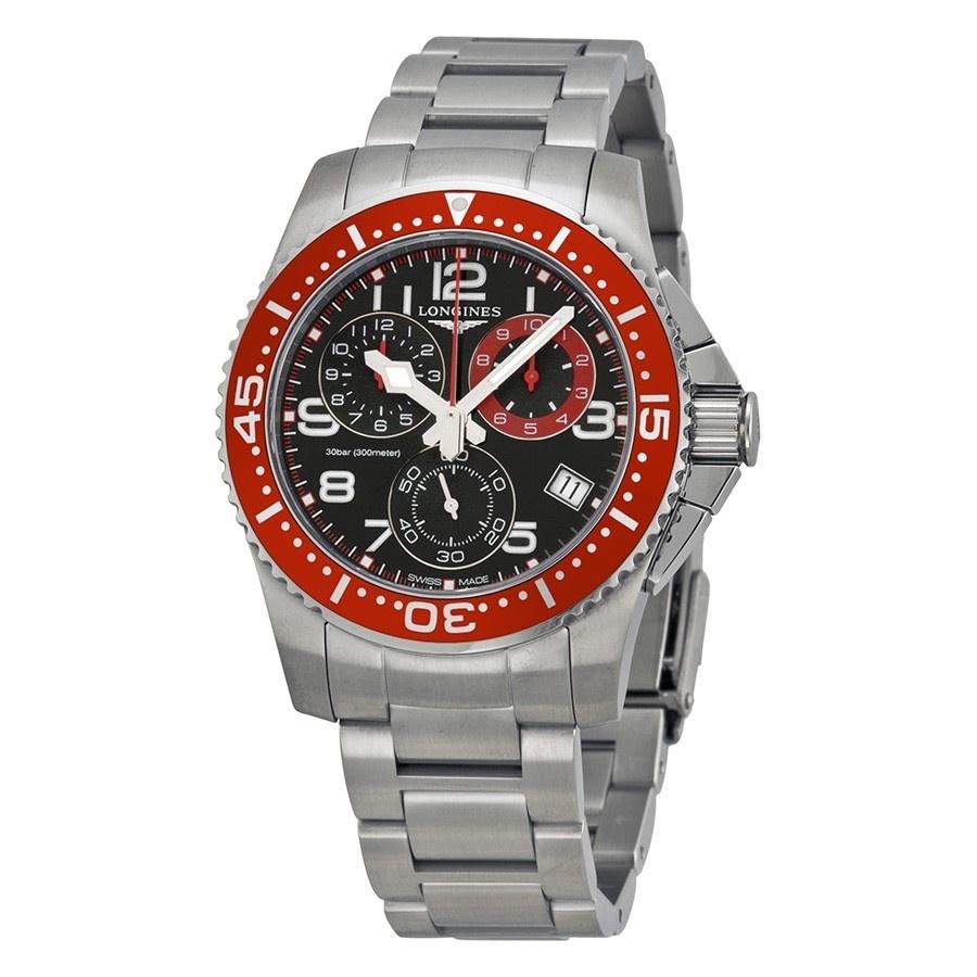 [2026 Mirror Grade]Longines Men's L36904596 HydroConquest Chronograph Stainless Steel Watch