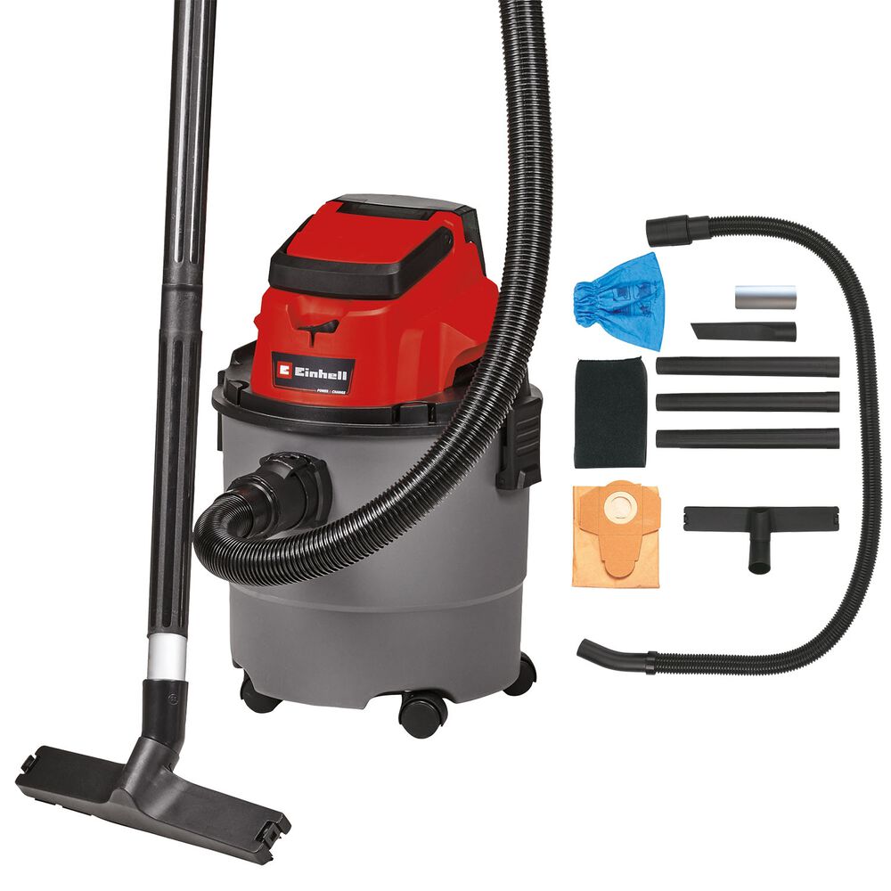 EINHELL Akumulatorowy odkurzacz warsztatowy Einhell TC-VC 18/15 Li-Solo, 15 l, 18 V