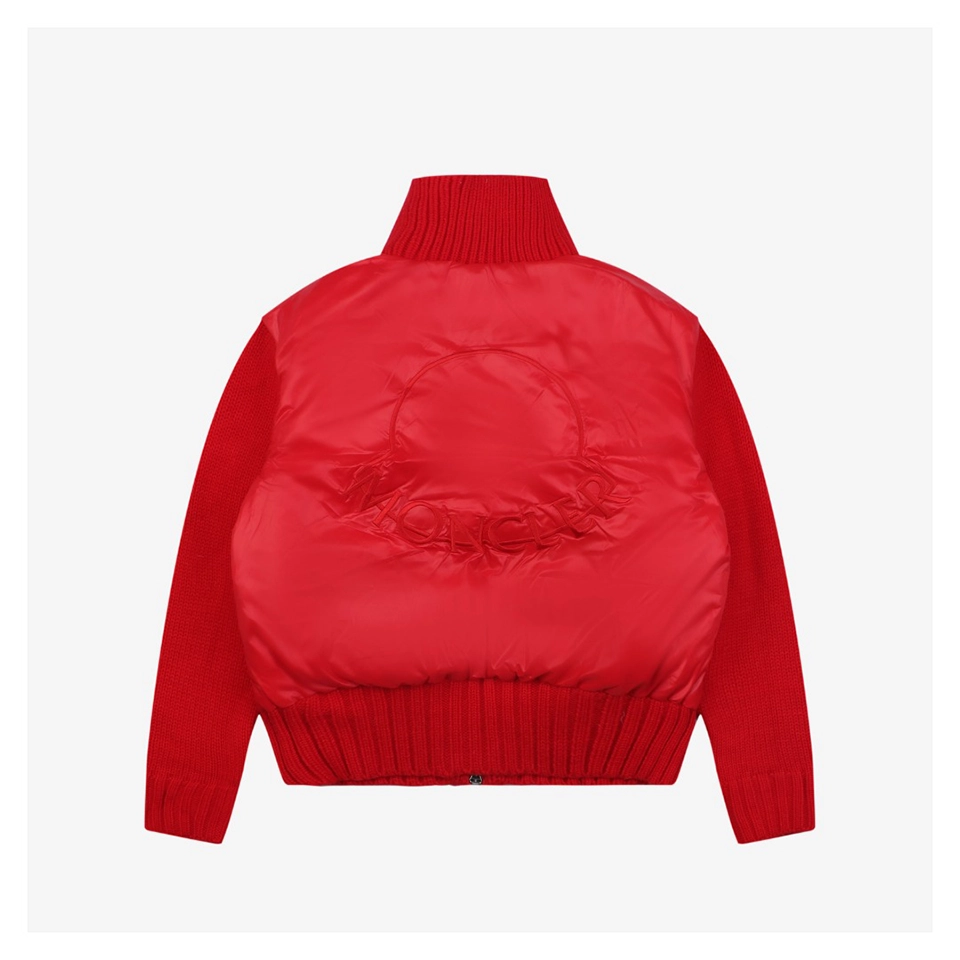 Mxxcler Four-Panel Knit Sleeve Down Jacket