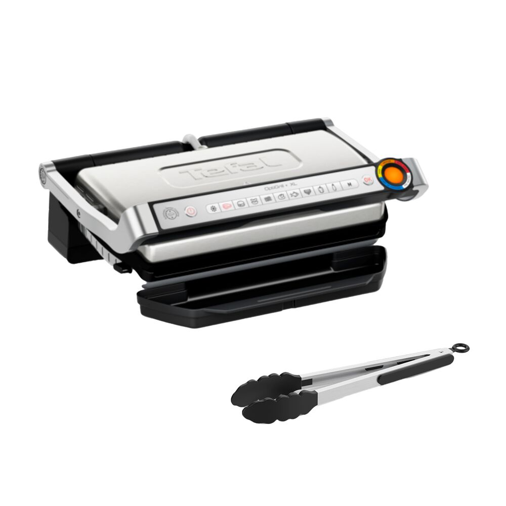 TEFAL Grill elektryczny Tefal Optigrill +XL, 2000 W, srebrno-czarny