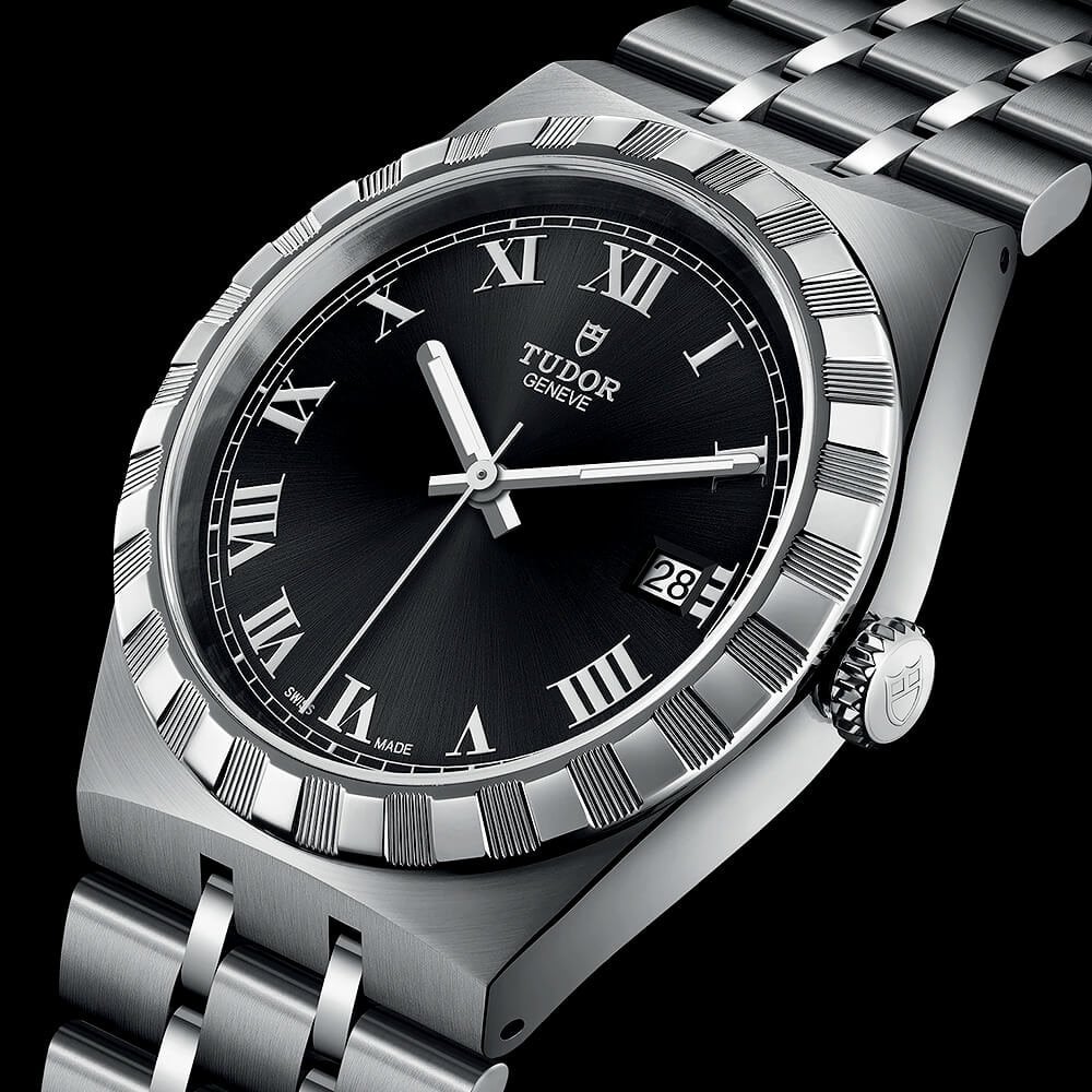 [2026 Mirror Grade]TUDOR Royal 38mm Black Roman Dial Automatic Bracelet Watch M28500-0003