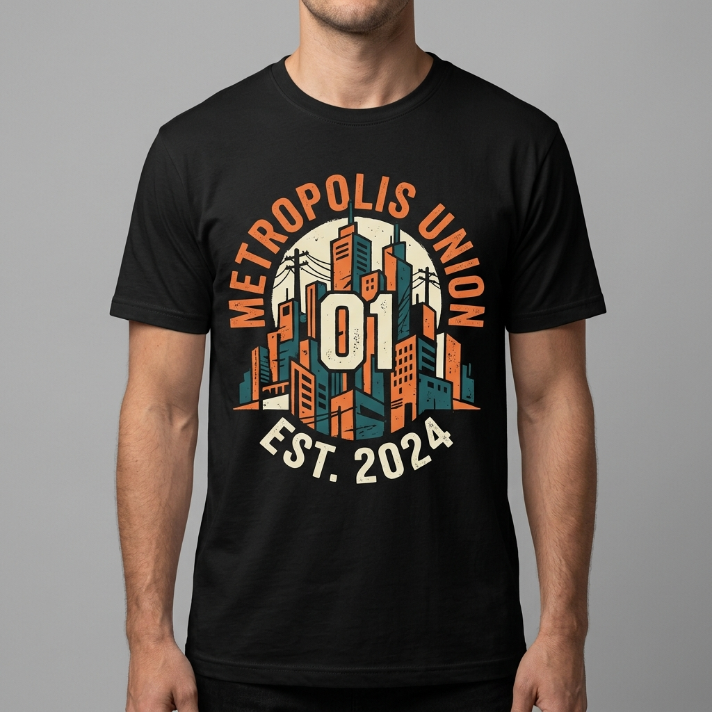City Varsity Tee, Vintage Athletic Graphic T-Shirt, Unisex Streetwear Shirt CityTee3
