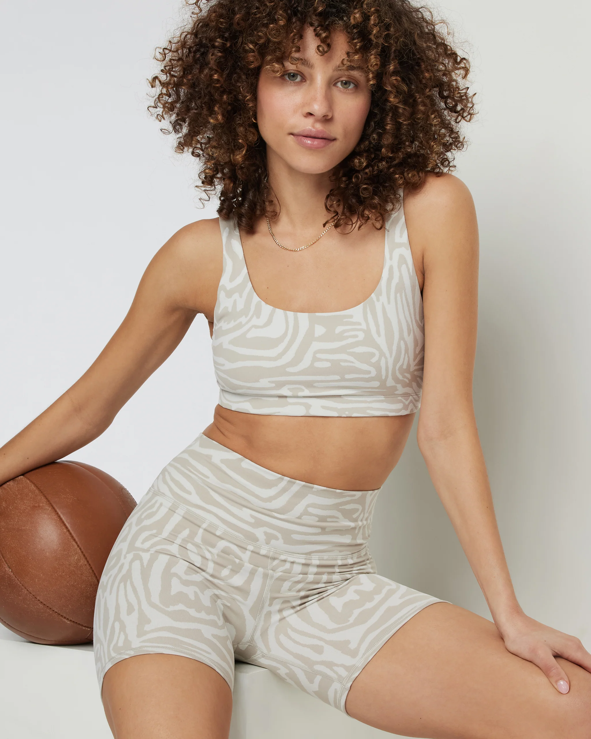 Maze Jacquard Bra