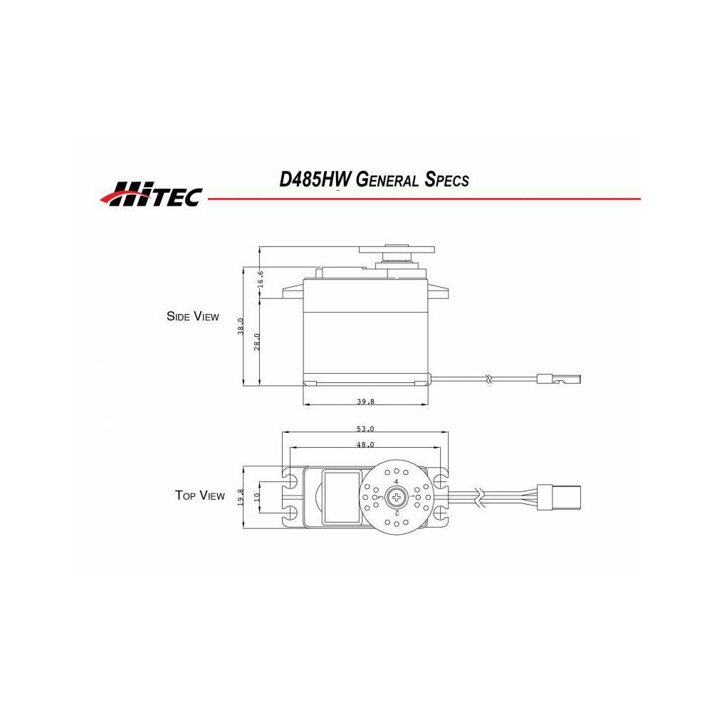 D485HW Standard Digital Wide Voltage Karbonite Gear Servo