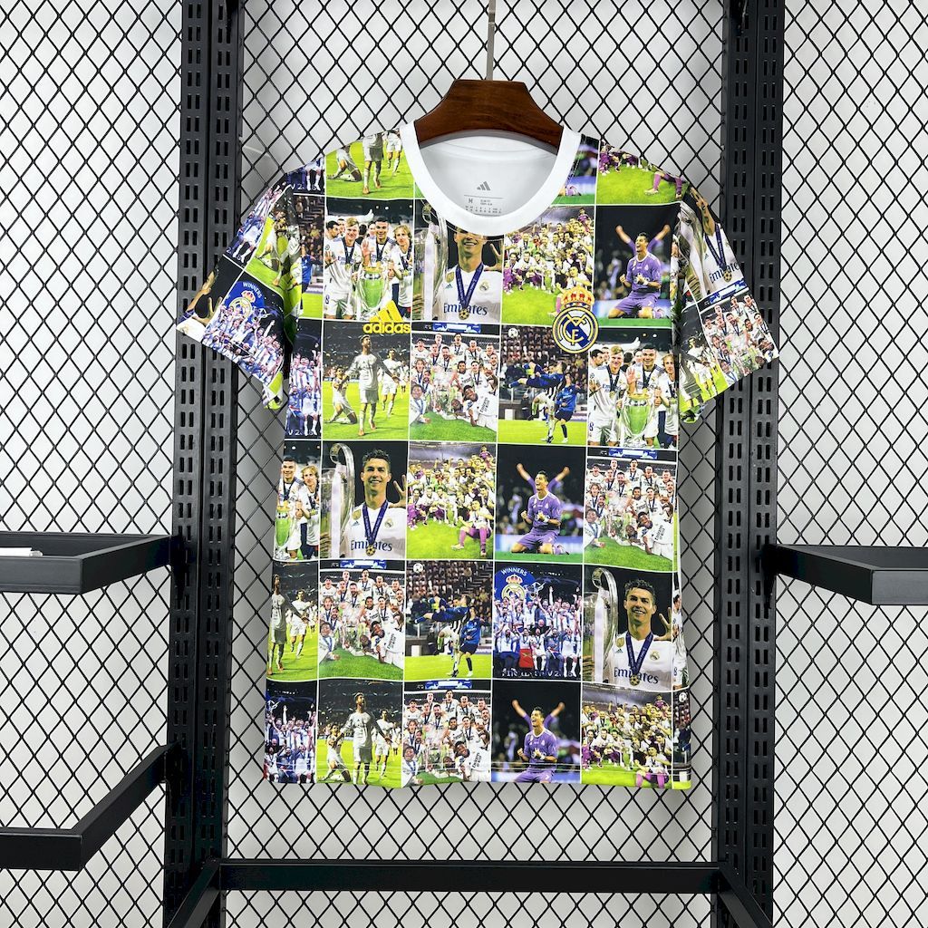 Real Madrid Soccer Jersey Ronaldo Special Edition Custom Shirt 2025/26