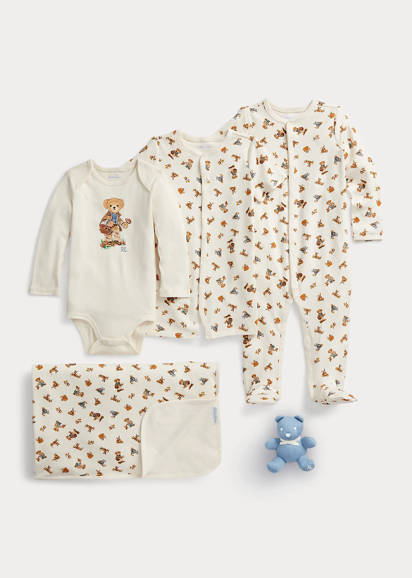 Polo Bear Cotton 5-Piece Gift Set
