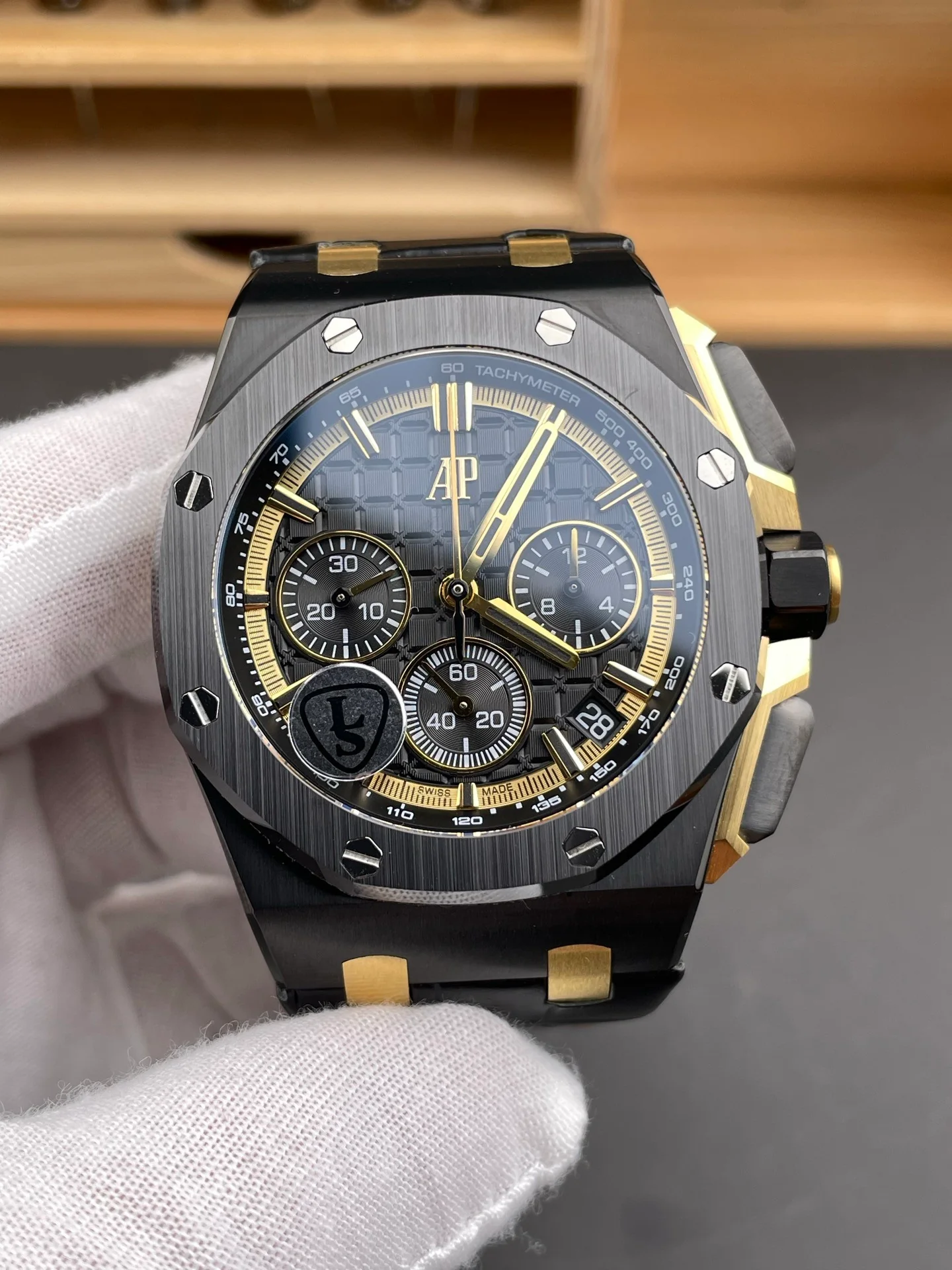 Royal Oak 26240 Black Steel Case