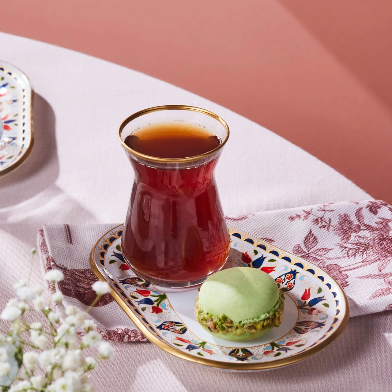 Karaca Tulip Service à thé 12 pièces