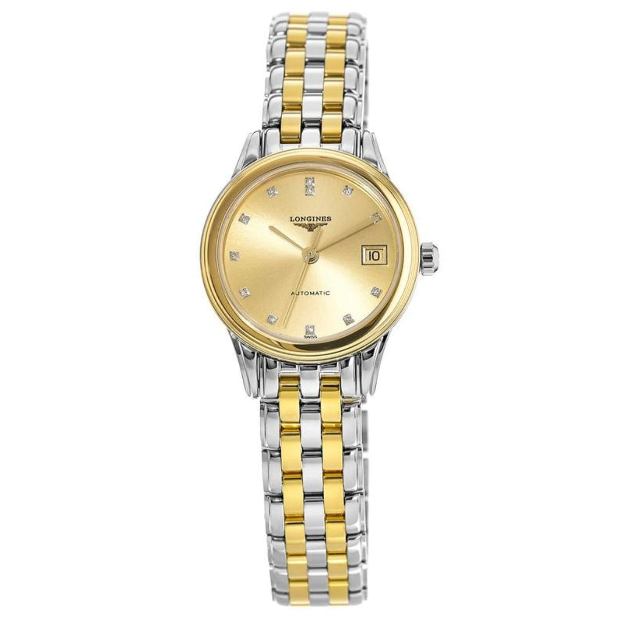 [2026 Mirror Grade]Longines Women's L4.274.3.37.7 La Grande Classique Diamond Two-Tone Stainless Steel Watch