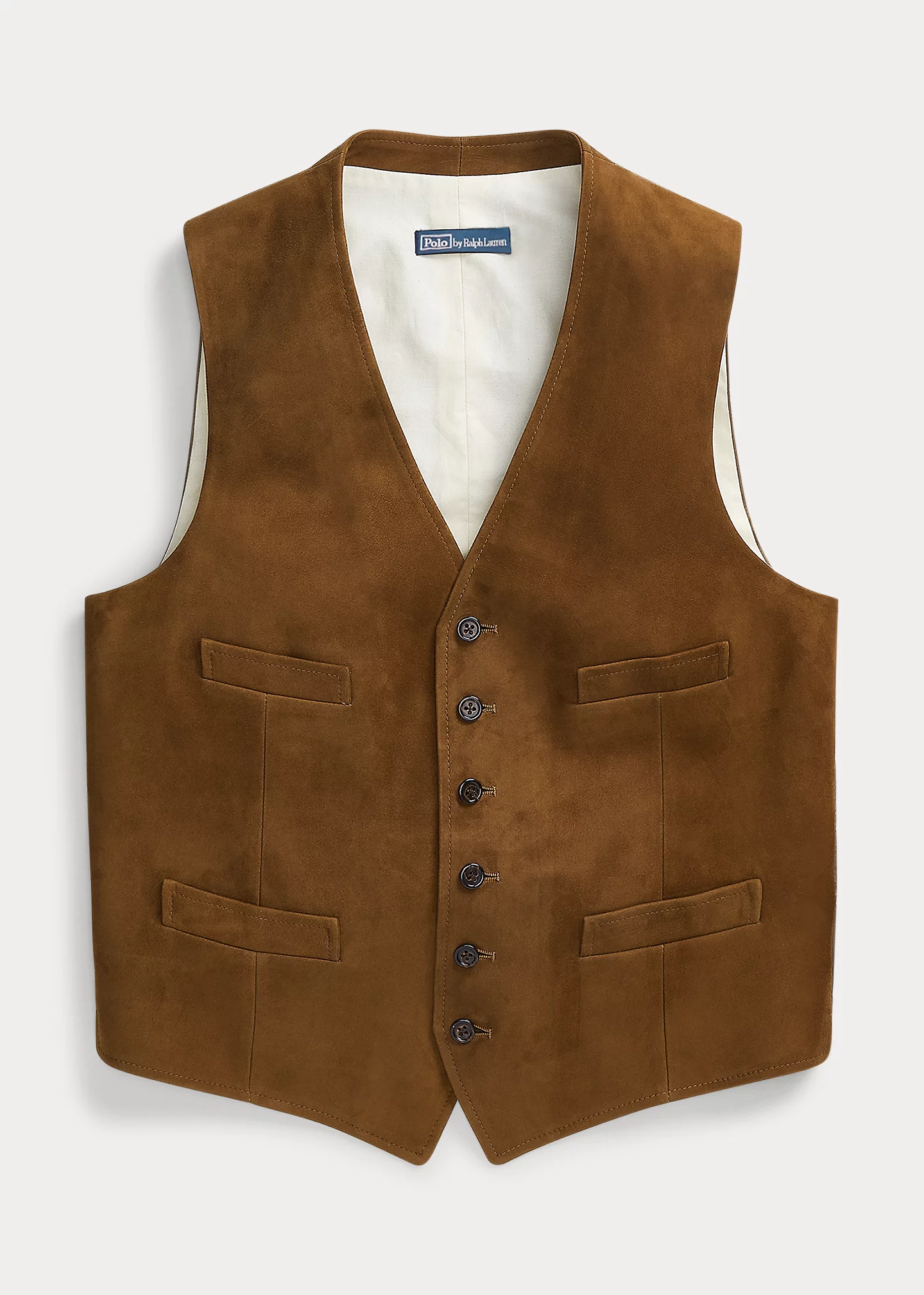 Tailored Suede Vest