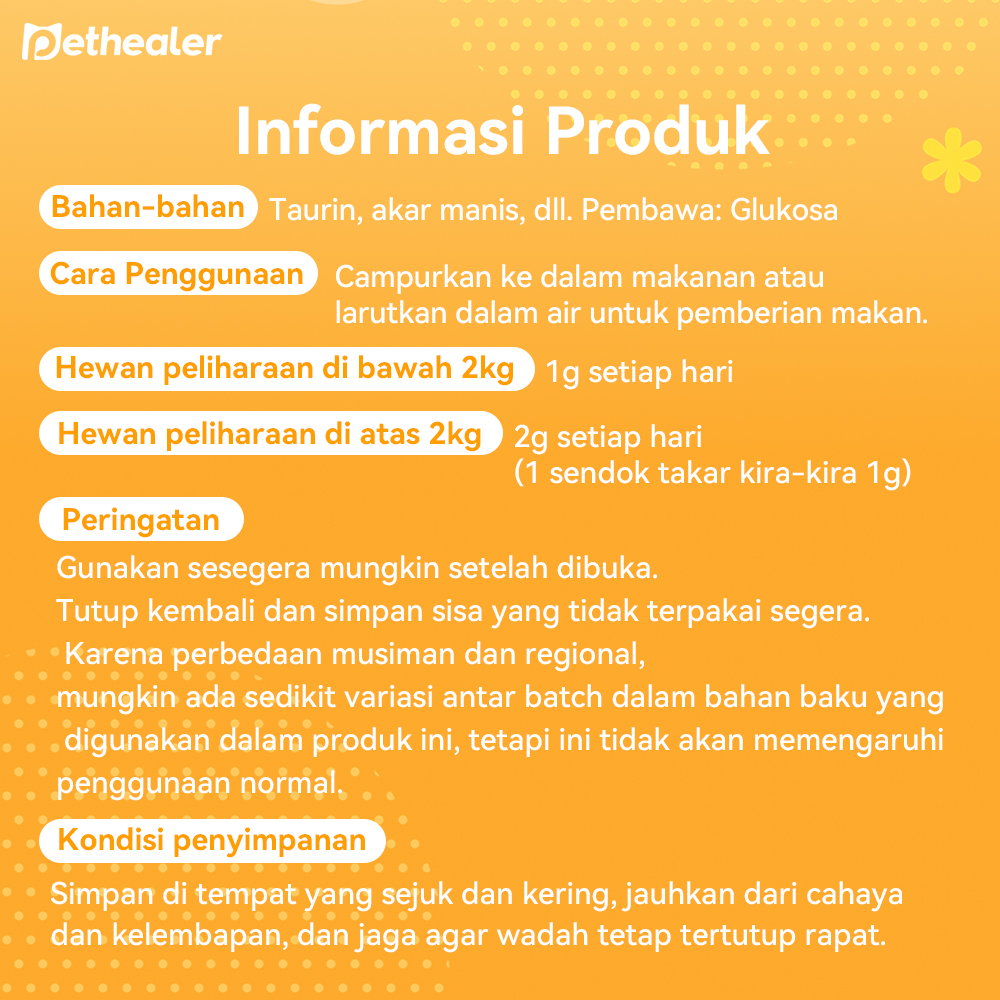Vitamin Obat Kucing PETHEALER Cold & Flu  untuk Mengatasi Sakit Flu & Pilek Berat, Hidung Tersumbat, Bersin-Bersin, Mata Berair, Basmi Bakteri dan Virus, Tingkatkan Sistem Imun/Daya Tahan Tubuh