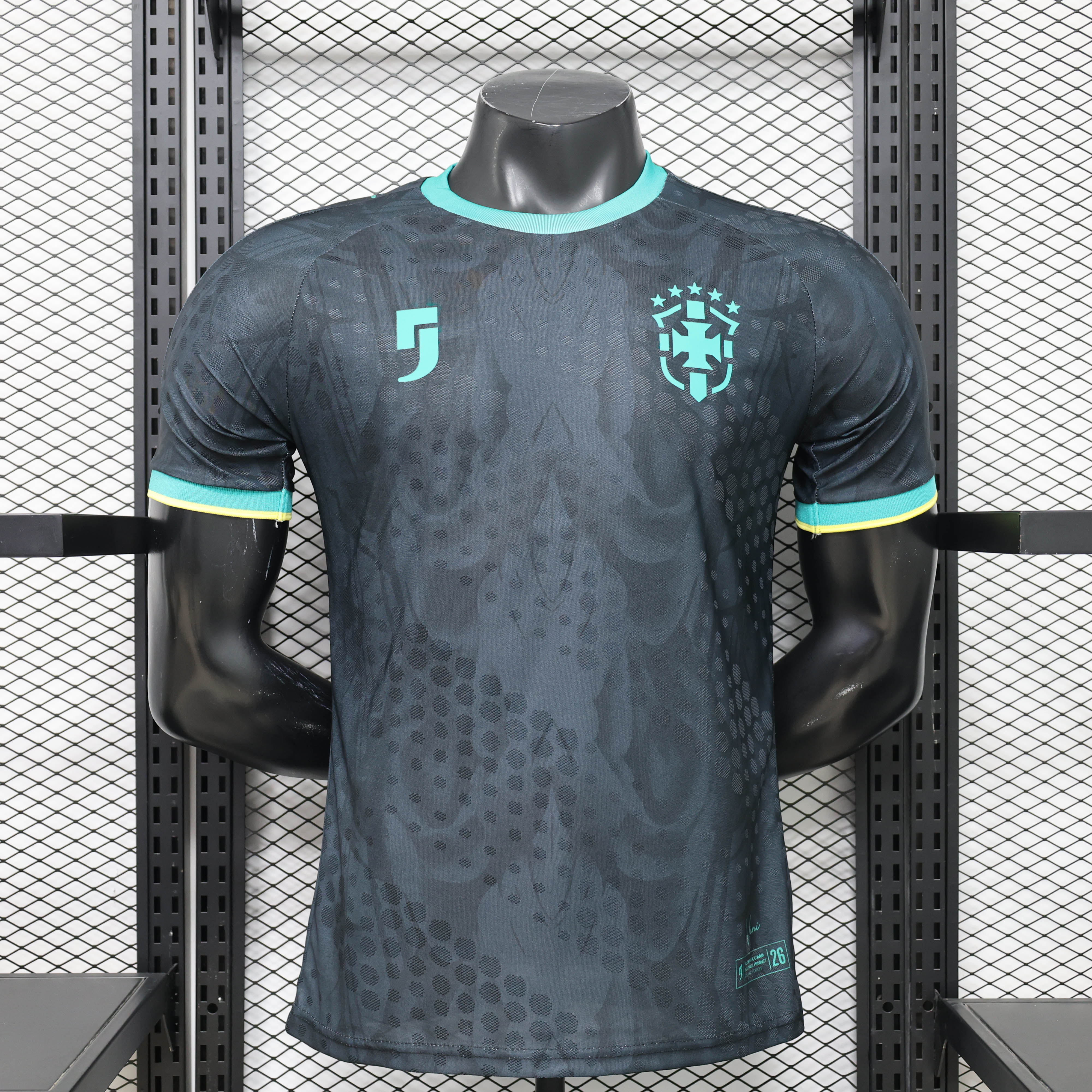 2026 Player Version Brazil Special Edition Black Football Shirt 1:1 Thai Quality