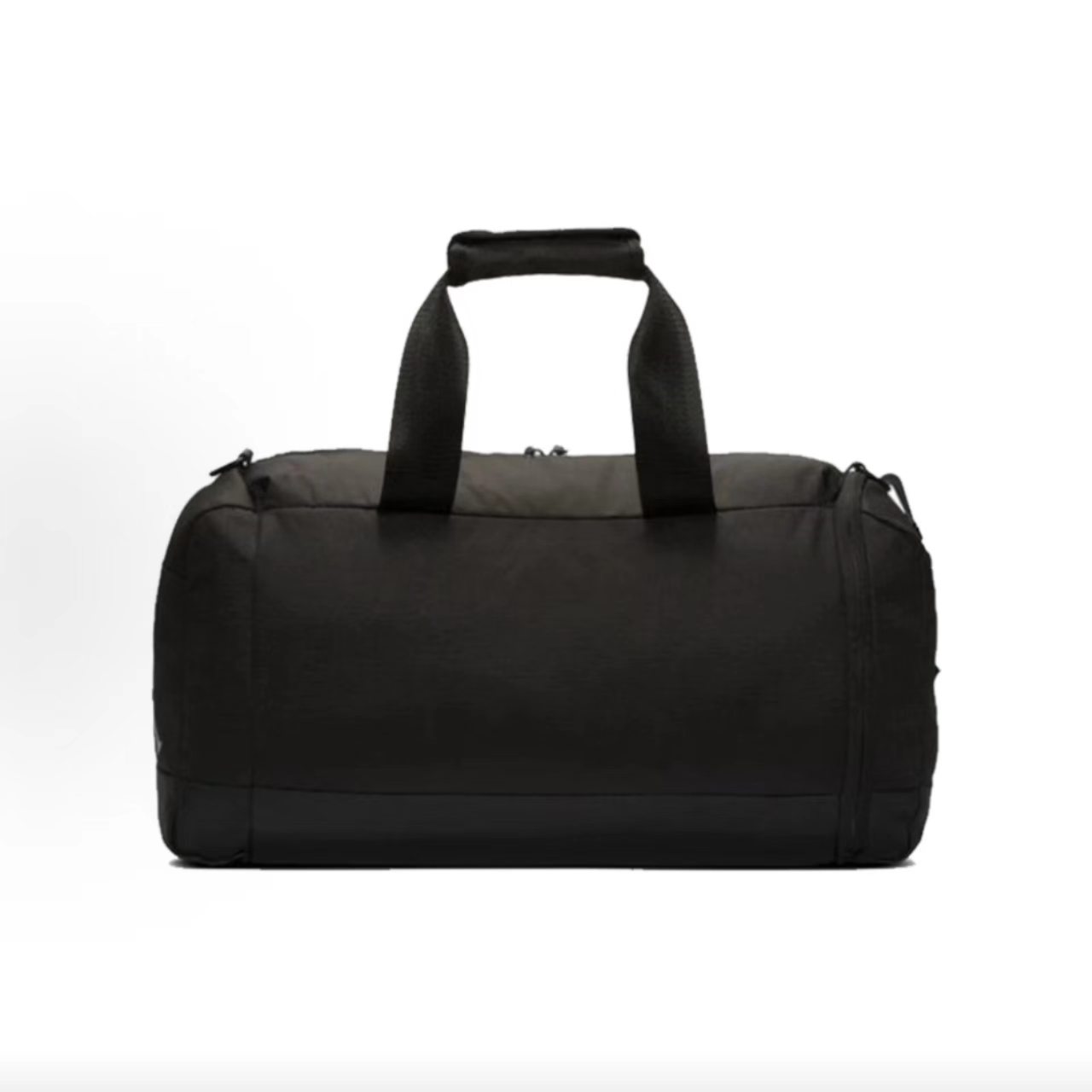 Jordan Large Letter Logo Black Fabric Duffle Crossbody Bag