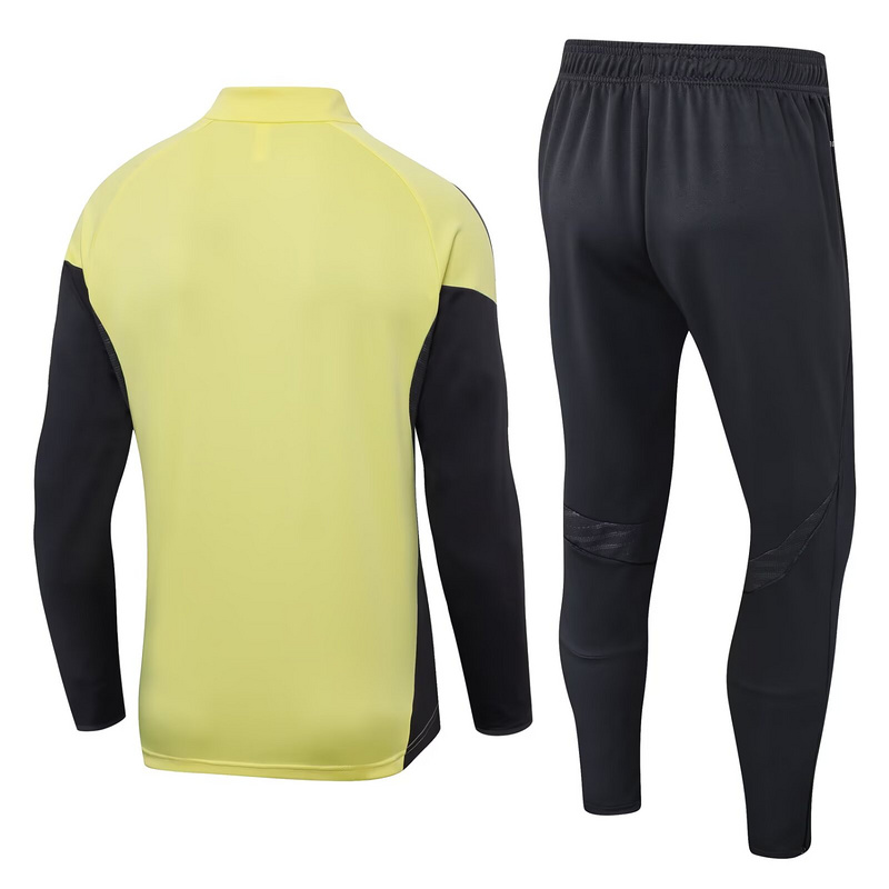 Kids Real Madrid Training Kit (Sweatshirt+Pants) Yellow 2025/26