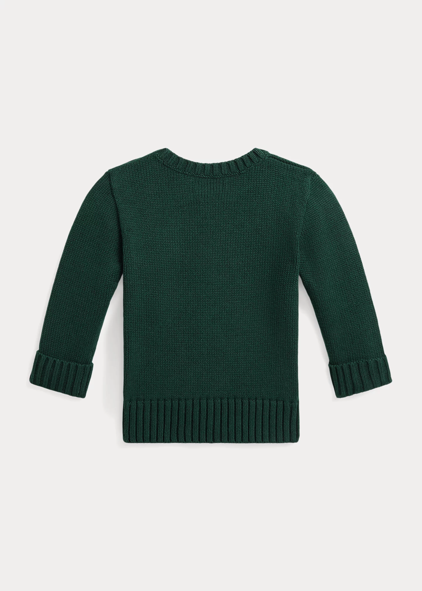 Dog-Intarsia Crewneck Sweater