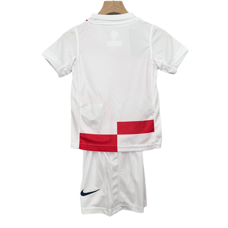 Croatia Home Kids Football Jersey Kit Euro 2024